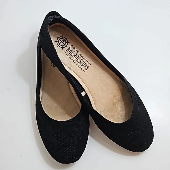 Harborside Shoes Womens Sz 75 W Flats Harborside Memory Foam